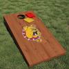 Ferris State University Cornhole Bean Bag Toss Tailgating Game DIY Decal Set (Includes Two Ferris State Decals) view 1