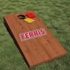 Ferris State University Cornhole Bean Bag Toss Tailgating Game DIY Decal Set (Includes Two Ferris State Decals) view 2