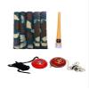 CW Pro Cricket Accessories Set (Bat Grips + Grip Applicator + Hanging Balls for Knocking) view 1