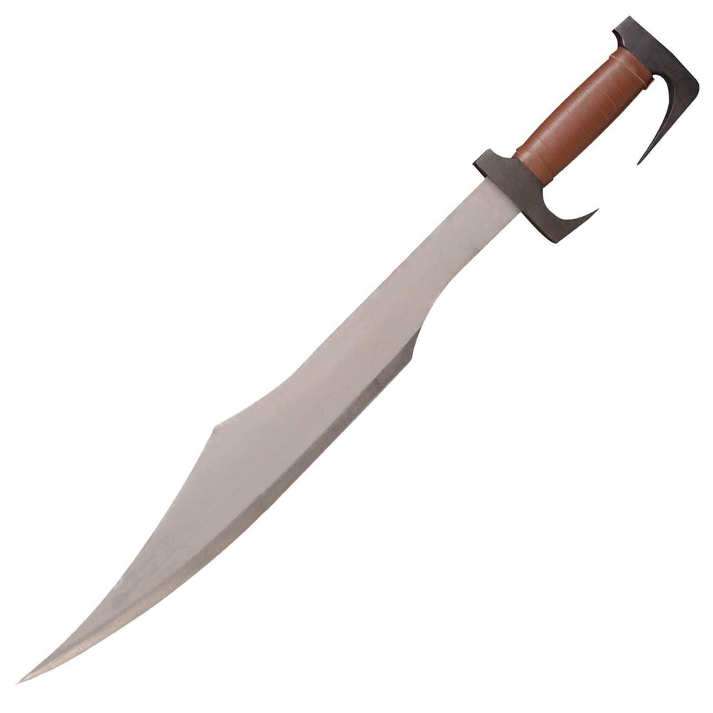 300 Spartan Warrior Replica Sword, Film Replica Sword, Carbon Steel Brown 30 inches