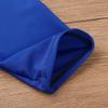 iiniim Kids Girls Two Piece Rash Guard Swimsuit Shirt Top with Boyshort UPF 50+ Sun Protective Swimwear Blue&Black 5-6 view 3