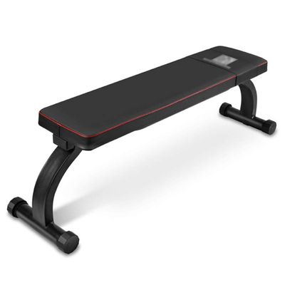 ZYCSKTL Dumbbell Benches Sit-ups in The Gym, Multi-Functional Fitness Equipment, Large Flat Stools, Household Foldable Dumbbell Fitness Stools (Color : Black, Size : 114 * 43 * 33cm)