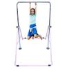 Athletic Bar Kids Gymnastics Bar Horizontal Kip Bar Junior Training Height Adjustable Children Jungle Gym Monkey Bars Folding Climb Tower Balance Bar Gymnasts (Pink) view 1