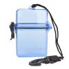 Keenso Diving Seal Box, 3 Colors Plastic Dry Box Transparent Waterproof Sealing Box Underwater Diving Sealing Box with Rope Hook (Blue) view 1