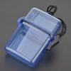 Keenso Diving Seal Box, 3 Colors Plastic Dry Box Transparent Waterproof Sealing Box Underwater Diving Sealing Box with Rope Hook (Blue) view 2