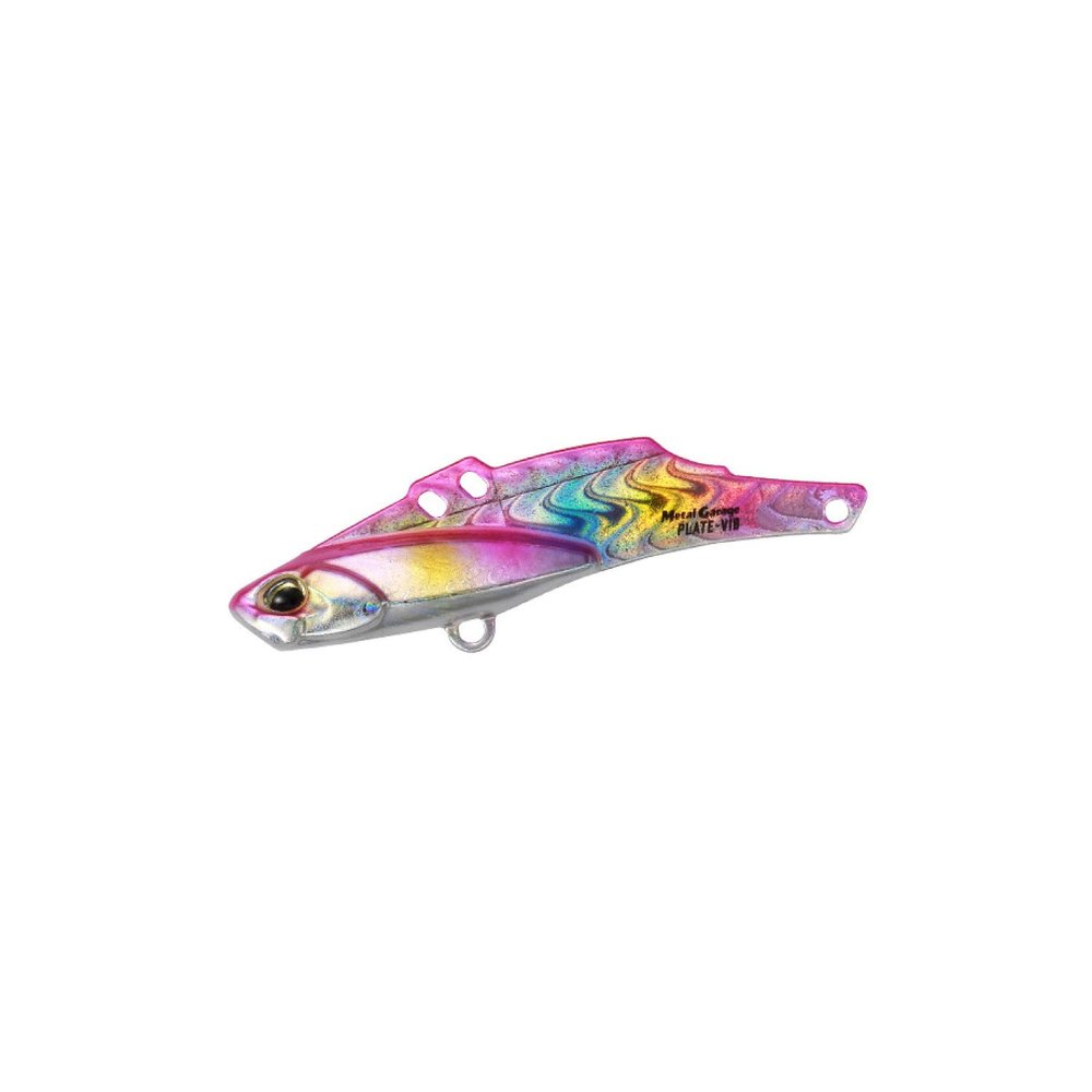 Duo 0471 Metal Garage Plate Vibe 0.4 oz (10 g), Duo Metal Garage Plate VIB Pink Candy, 0.4 oz (10 g)