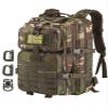 Hannibal Tactical MOLLE Assault Backpack, Tactical Backpack Military Army Camping Rucksack, 3-Day Pack Trip w/Patch, D-Rings, Woodland view 1