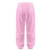 ACSUSS Kids Dance Sports Pants Elastic Waist Loose Harem Pants Unisex Boys Girls Active Sweatpants Trousers Bottoms Pink 3-4 view 4