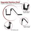 NOKINS Golf Cart Armrest with Cup Holder for EZGO/Club Car/Yamaha & Most Golf Cart,Stainless Steel Support Frame Sturdy Without Tilting No Drilling,Fit 1" Square Tube Frame(Black) view 3