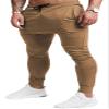 EVERWORTH Men's Joggers Sweatpants Men's Slim Jogger Pants Tapered Gym Running Workout Pant with Deep Pockets (US M:(Waist 30"-32")/Tag XL, Khaki) view 1