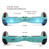 FLYING-ANT Self Balance Scooter 6.5" with Speaker and LED Lights Red view 2