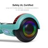 FLYING-ANT Self Balance Scooter 6.5" with Speaker and LED Lights Red view 4