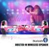 FLYING-ANT Self Balance Scooter Seat Attachment 6.5 Two-Wheel Self Balancing Electric Scooter with LED Light Flash Lights Wheels view 3