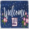 Fan Creations NFL New York Giants Unisex New York Giants Welcome Floral Sign, Team Color, 6 x 12 view 1