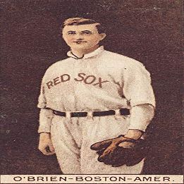 Buck O'Brien, Boston Red Sox, Baseball Card Portrait Canvas Wall Art (20 x 30)