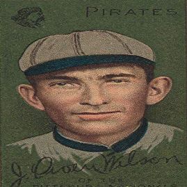 J. Owen Wilson, Pittsburgh Pirates, Baseball Card Portrait Canvas Wall Art (20 x 30)