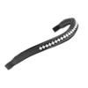 Shires Aviemore Flower Diamante Browband (Havana, X-Full) view 2