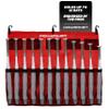 PowerNet Hanging Bat Bag Caddy for Baseball and Softball Teams, Team Bag Dugout Organizer, Holds 12 Hanging Bats on Fence (Red) view 1