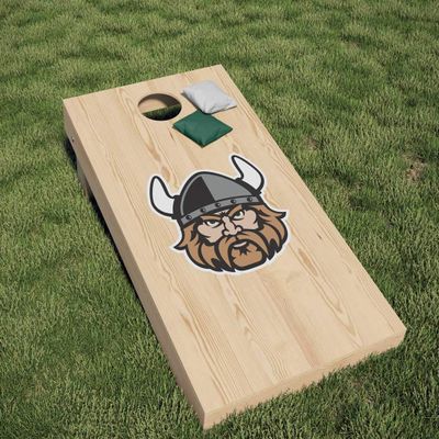 Cleveland State University Cornhole Bean Bag Toss DIY Decal Set (Includes Two Cleveland State University Corn Hole Decals)