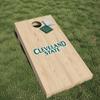 Cleveland State University Cornhole Bean Bag Toss DIY Decal Set (Includes Two Cleveland State University Corn Hole Decals) view 2