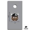 Cleveland State University Cornhole Bean Bag Toss DIY Decal Set (Includes Two Cleveland State University Corn Hole Decals) view 3