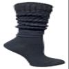 Yacht & Smith 12 Pack Womens Cotton Slouch Socks, Womans Knee High Boot Socks (Black) view 3