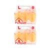 LSTYLE L1 Standard Dart Flights  EZ  Neon Orange  2 Sets  Pre-Molded view 1