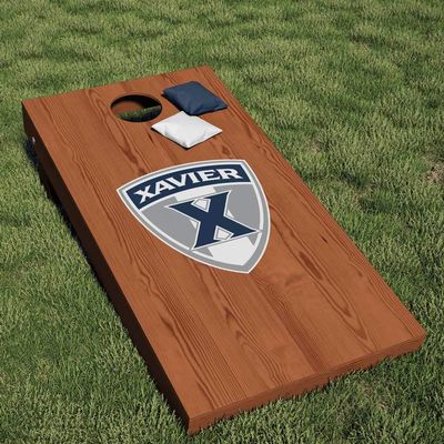 Xavier University Cornhole Bean Bag Toss DIY Decal Set (Includes 2 Xavier Corn Hole Decals)