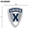 Xavier University Cornhole Bean Bag Toss DIY Decal Set (Includes 2 Xavier Corn Hole Decals) view 3