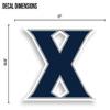 Xavier University Cornhole Bean Bag Toss DIY Decal Set (Includes 2 Xavier Corn Hole Decals) view 4