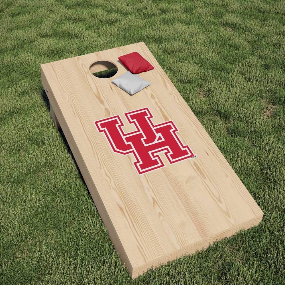 University of Houston Official Cornhole Bean Bag Toss DIY Decal Set (Includes Two University of Houston Corn Hole Decals)