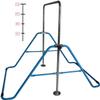 X FACTOR Kids Gymnastics Bar Jungle Gym Horizontal Kip Bar Junior Training Height Adjustable Children Monkey Bars Folding Climb Tower Balance Bar (Blue) view 3