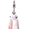Aerial Silks 13 Yards Hardware Kit Medium stretch Aerial Yoga Hammock Acrobatics- Include Carabiners,Rescue 8,Swivel, Height Adjustment Strap, Portable Storage (Petal) view 2