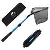 YVLEEN Folding Fishing Net - Foldable Fish Landing Net Robust Aluminum Telescopic Pole Handle and Nylon Mesh 16inch Hoop Size view 1
