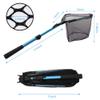 YVLEEN Folding Fishing Net - Foldable Fish Landing Net Robust Aluminum Telescopic Pole Handle and Nylon Mesh 16inch Hoop Size view 4
