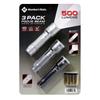 Member's Mark 500 Lumens 3 Pack Focus Beam Tactical LED Flashlighs view 1