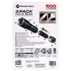 Member's Mark 500 Lumens 3 Pack Focus Beam Tactical LED Flashlighs view 2
