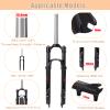 BUCKLOS Mountain Bicycle Suspension Forks, 26/27.5/29 inch MTB Bike Front Fork, 100mm Travel 28.6mm Threadless Steerer, with Preload Adjustment view 2