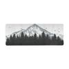 Qilmy Nature Mountains And Forest Travel Yoga Mat - Foldable Non Slip Natural Rubber Fitness Mat for Pilates, Aerobics, Floor Exercises, 71"x 26" Thick 1 mm, with Storage Bag view 1