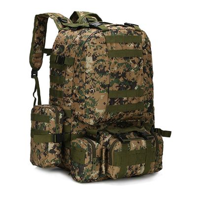 W WINTMING Military Tactical Backpack 45+10L Army 3 Day Assault Pack Molle Camping Hiking Rucksack Traveling Daypack