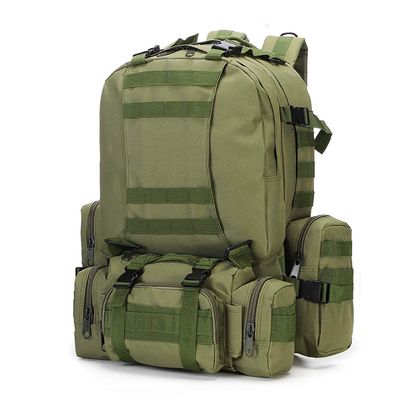 W WINTMING Military Tactical Backpack 45+10L Army 3 Day Assault Pack Molle Camping Hiking Rucksack Traveling Daypack