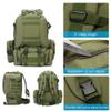 W WINTMING Military Tactical Backpack 45+10L Army 3 Day Assault Pack Molle Camping Hiking Rucksack Traveling Daypack view 4
