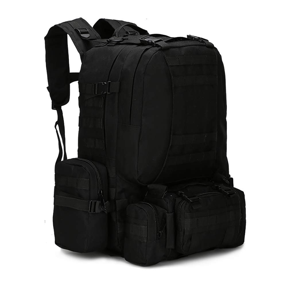 W WINTMING Military Tactical Backpack 45+10L Army 3 Day Assault Pack Molle Camping Hiking Rucksack Traveling Daypack