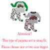 Family Feeling 4 Piece Little Boys Long Sleeve Pajamas Sets 100% Cotton Tractor Pyjamas Toddler Kids Pjs Size 3T Grey view 3