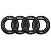 GM CLIMBING Black Small Rappel Ring 25kN for Rock Climbing Arborist Rescue Slackline Hammock 4-Pack view 1