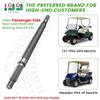 10L0L EZGO TXT Rear Wheel Axle Shaft Passenger Side Replaces OEM #20377G12,Fits TXT Golf Cart Electric 1994-Up view 2