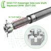 10L0L EZGO TXT Rear Wheel Axle Shaft Passenger Side Replaces OEM #20377G12,Fits TXT Golf Cart Electric 1994-Up view 4