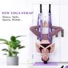 TOCO FREIDO Waist Back Leg Stretch Strap/Yoga Fitness Band, Leg Stretching Assist Trainer, Yoga Stretcher, Back Bend Split Inversion Strap for Fitness, Dance, Ballet, Gymnastics view 2