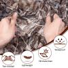 Yeacool Camo Netting for Hunting Blind Outdoor Camouflage Netting Bulk Roll for Birthday Party Dinosaur Military Theme Decoration Bird Watching(Dry Grass, 49.2ftx4.9ft, 15m*1.5m) view 2