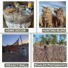 Yeacool Camo Netting for Hunting Blind Outdoor Camouflage Netting Bulk Roll for Birthday Party Dinosaur Military Theme Decoration Bird Watching(Dry Grass, 49.2ftx4.9ft, 15m*1.5m) view 4